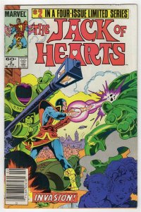 Jack of Hearts #2 ORIGINAL Vintage 1984 Marvel Comics