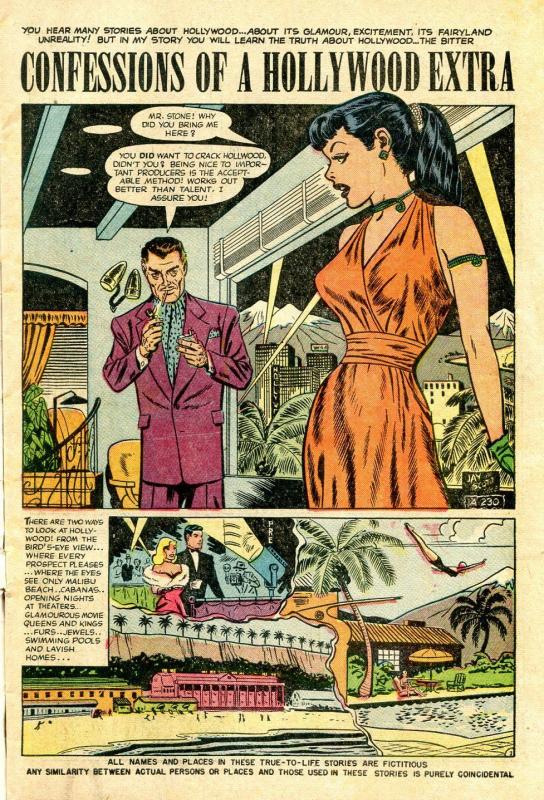 Lovers #40 1952-Confessions of Hollywood Extra! Atlas Romance Comic- VG+