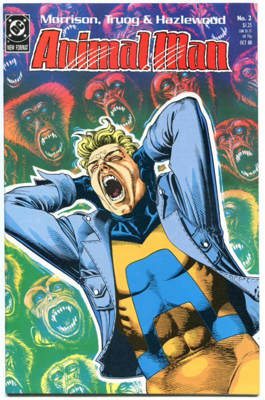 ANIMAL MAN #2, VF/NM, Grant Morrison, Powers, 1988, more in store