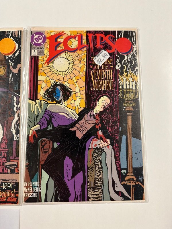 3 Eclipso  DC Comic Book # 6 7 8 Batman Superman Flash 2 CT4