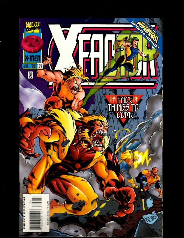 12 X-Factor Marvel Comics #111 123 124 125 126 127 128 129 130 131 132 133 JF20