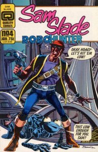 Sam Slade, Robo-Hunter #4 January 1987 Quality Comics Comic Book (FN+)