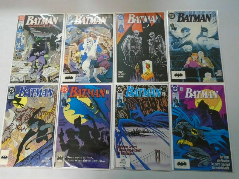 Batman comic lot 23 different from #450-499 avg 8.0 VF (1990-93)