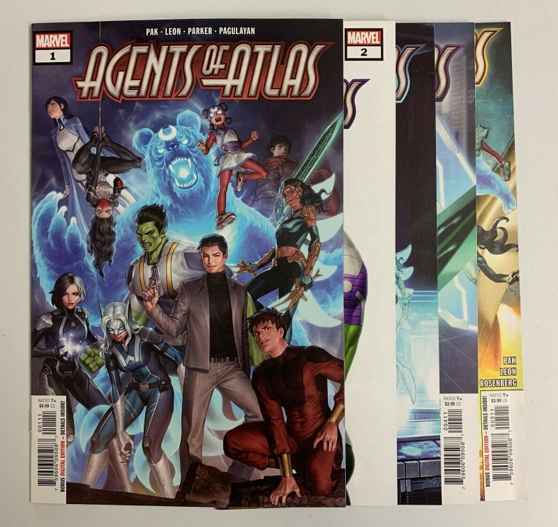 Agents Of Atlas #1-5 (Marvel 2019) 1 2 3 4 5 Greg Pak Jeff Parker (9.2+)
