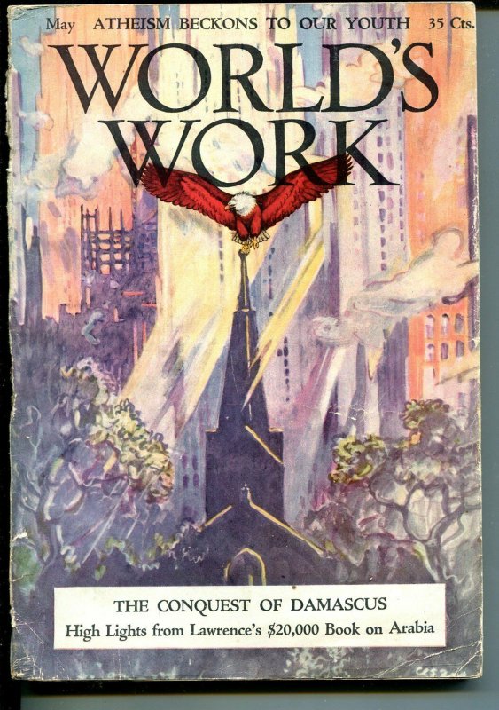 World's Work 5/1927-Doubleday-Woolworth-skyscrapers-prison-new cars-VG