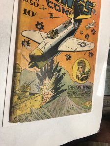Wings Comics (1944) # 50 (Fair/G) White Pages !
