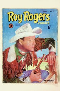 Roy Rogers Comics #12 WDL UK Golden Age Western Vintage - Penberton's