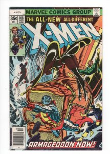 X-MEN 108 F 6.0 1st BYRNE ART IN TITLE NEWSSTAND COPY!