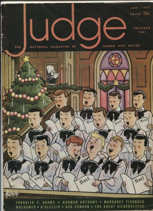 Judge Magazine January 1947- Great Gildersleeve- Bob Condon