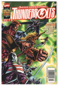 Thunderbolts #1 (1997) Thunderbolts [Key Issue] Newsstand edition