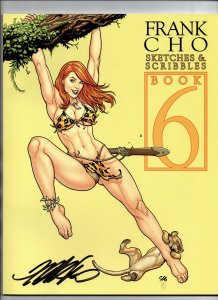 Frank Cho Sketches and Scribbles 6 signed/numbered 123/3000 sketchbook 1st Print