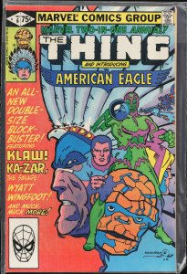 Marvel Two-in-One Annual #6 (1981) The Thing [Key Issue]