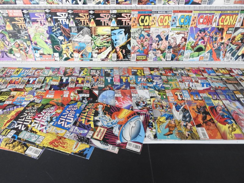 Huge Lot 190+ Comics W/ Spider-Man, Marvel Team-Up, Thor, +More! Avg FN+ Cond!