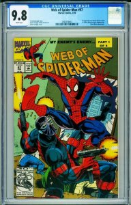 Web Of Spider-Man #97 CGC 9.8 1st Dr Kevin Trench / Night Watch