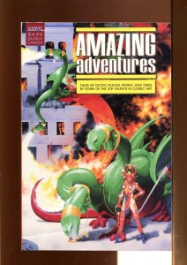 Amazing Adventures #1 - Michael Goldman Painted Cover ! (9.0/9.2) 1988