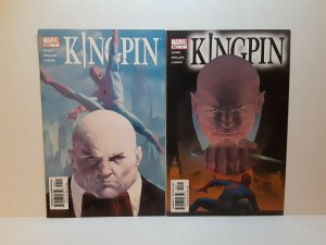 KINGPIN #1 AND #2 - FIRST SOLO SERIES - MARVEL COMICS - FREE SHIPPING!