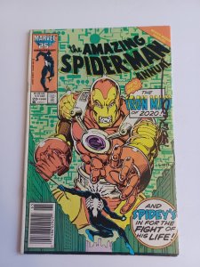 Amazing Spider-Man Annual #20 - signed by Bob Wiacek - Iron man 2020 - 1986 - VG