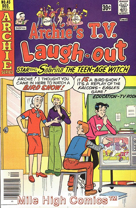 ARCHIE'S TV LAUGH-OUT (1969 Series) #45 Very Fine Comics Book | Comic Books - Bronze Age, Archie Comics / HipComic ARCHIE'S TV LAUGH-OUT (1969 Series) #45 Very Fine Comics Book | Comic Books - Bronze Age, Archie Comics / HipComic