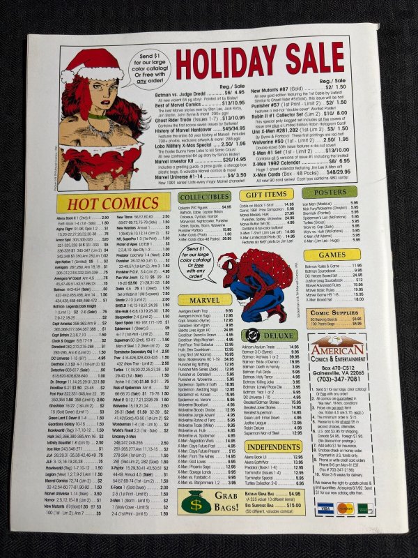 1991 COMICS SCENE Magazine #24 FN+ 6.5 Addams Family / Punisher / Deathstroke
