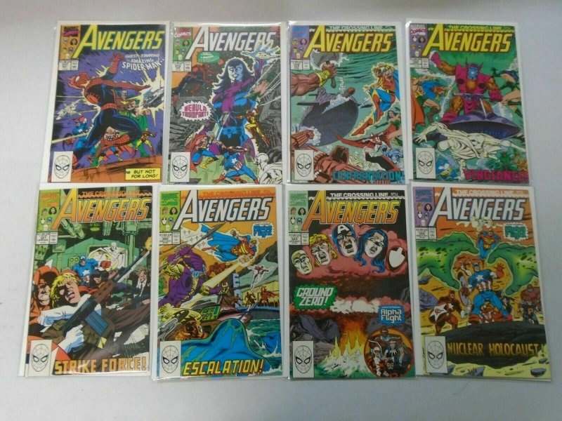 Avengers comic lot 45 different from #300-350 8.0 VF (1989-92 1st Series)