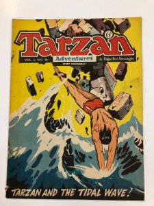 TARZAN ADVENTURES V 6#30(October 1956) B&W strip repr FINE (rusty staples) UK ed