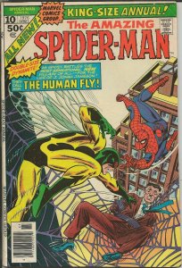 Amazing Spiderman Annual #10 ORIGINAL Vintage 1976 Marvel Comics 1st Human Fly