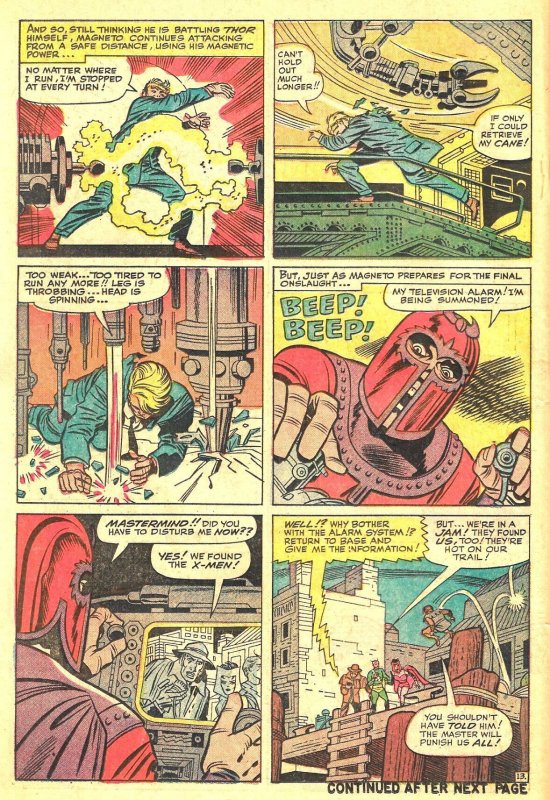 JOURNEY INTO MYSTERY #109 (Oct1964) 5.0 VG/FN Jack Kirby MAGNETO 1st JIM crssovr