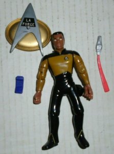 Lieutenant Commander Geordi La Forge Star Trek action figure 1992 Playmates