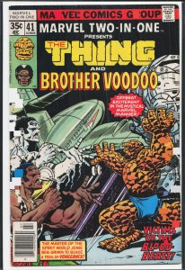 Marvel Two-in-One #41 (1978) Brother Voodoo