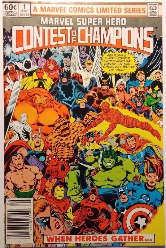 Marvel Super Hero Contest of Champions #1 Newsstand Edition (1982)