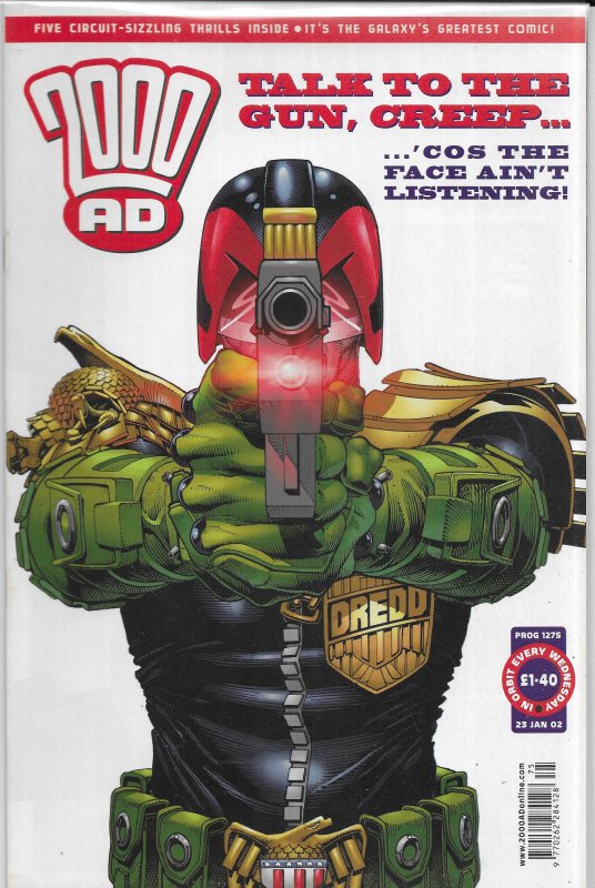 2000 AD #1275 FN Judge Dredd, Shakara, Storming Heaven, Bad Company