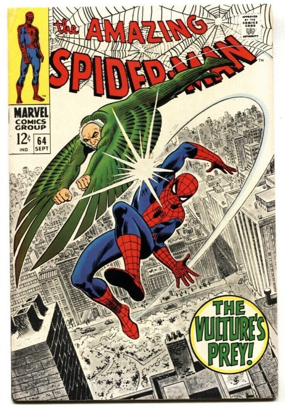 AMAZING SPIDER-MAN #64-MARVEL COMICS SILVER-AGE VF