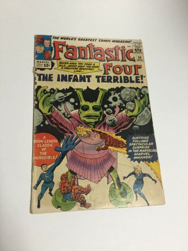 Fantastic Four 24 Gd/Vg Good/Very Good 3.0 Marvel Comics Silver Age