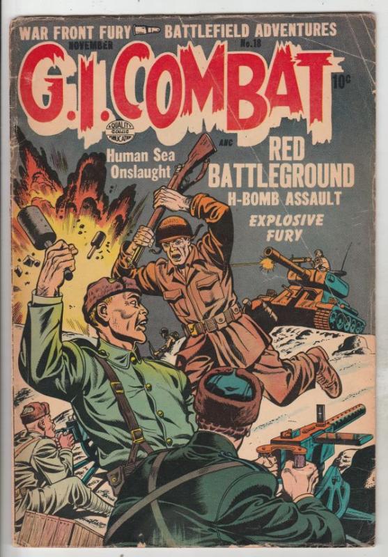 G.I. Combat #18 (Nov-54) VG Affordable-Grade 