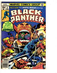 Black Panther # 6 FN Marvel Comic Book Jack Kirby Avengers Hulk Thor J290