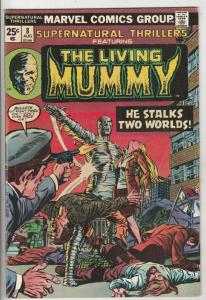 Supernatural Thrillers #8 (Aug-74) FN Mid-Grade The Mummy