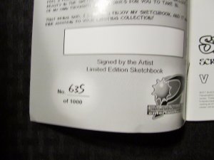 2006 MATT BUSCH Sketchbook Volume #1 FN- 5.5 Numbered of 1000