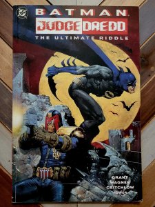 Batman Judge Dredd: The Ultimate Riddle (1995 DC) TPB ft. RIDDLER & XERO FN 6.0