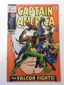 Captain America #118 (1969) GD/VG Condition moisture stain