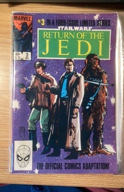 Star Wars: Return of the Jedi #1 (1983) set 1-4