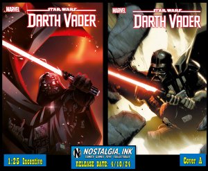 STAR WARS: DARTH VADER #45 CVR A + 1:25 SABBATINI VAR NM PRESALE PROSHIPS 4/10