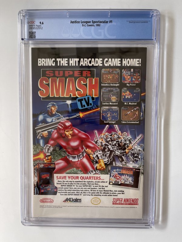 Justice League Spectacular #1 CGC 9.6  - Green Lantern Flash (1992)