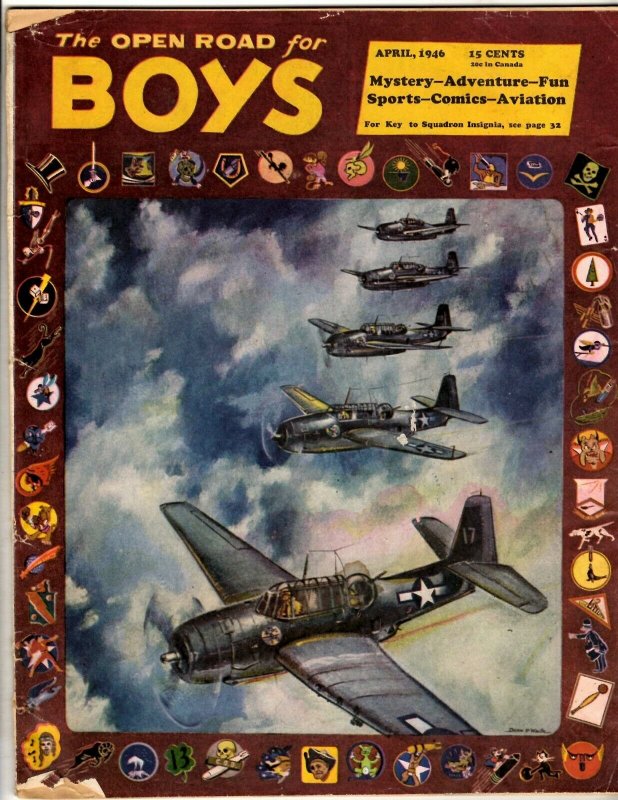 2 Magazines Open Road For Boys 1946, The Spirit #12 TPB Magazine J342