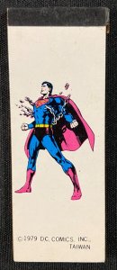 VINTAGE 1979 DC COMICS 1.5 x 4 MINI NOTE PAD SUPERMAN (NEAL ADAMS)