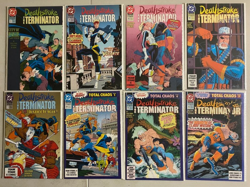 Deathstroke the Terminator lot #1-30 + Annual DC (8 VF) 31 diff (1991 to 1993)