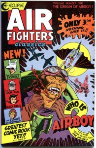 AIR FIGHTERS CLASSICS #1, NM, Airboy, Black Angel, Eclipse 1987 more in store