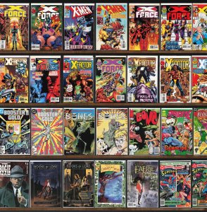 Huge Lot 140+ Comics with X-Force, X-Factor, Superman & More!