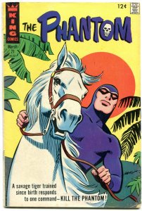 PHANTOM-#21 1967-KING COMICS-L@@K! VG/FN