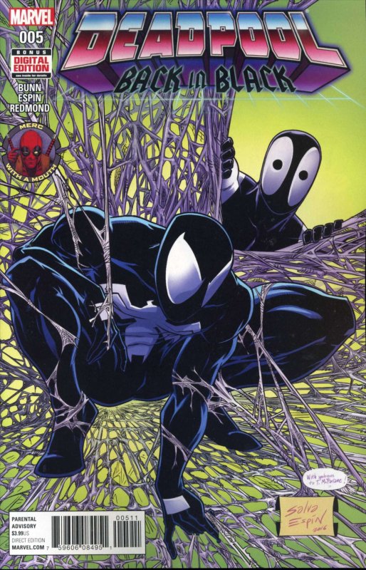 Deadpool: Back in Black #5 VF/NM ; Marvel | Cullen Bunn Spider-Man 1 Tribute