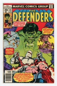Defenders #56 Sub-Mariner Hulk Hellcat FN